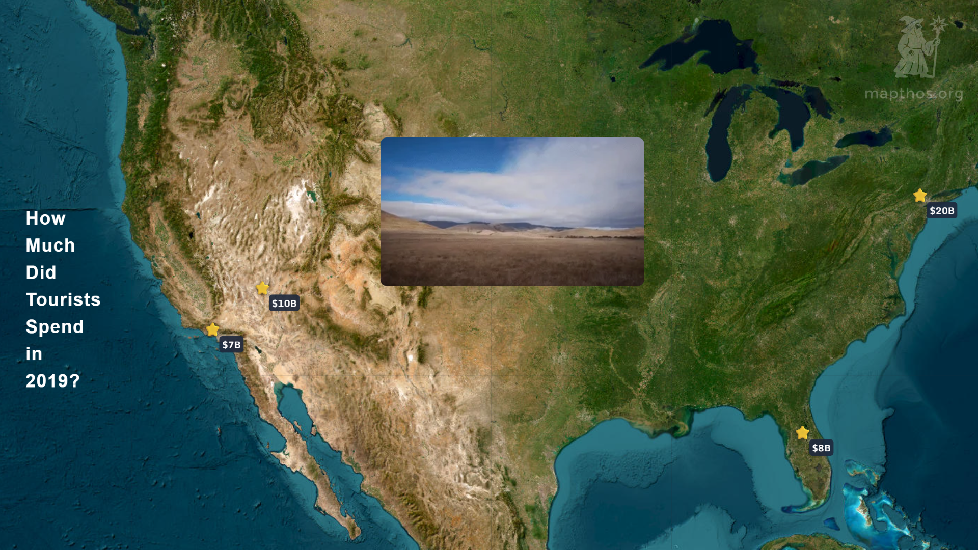 Tourist spending in U.S. cities 2019